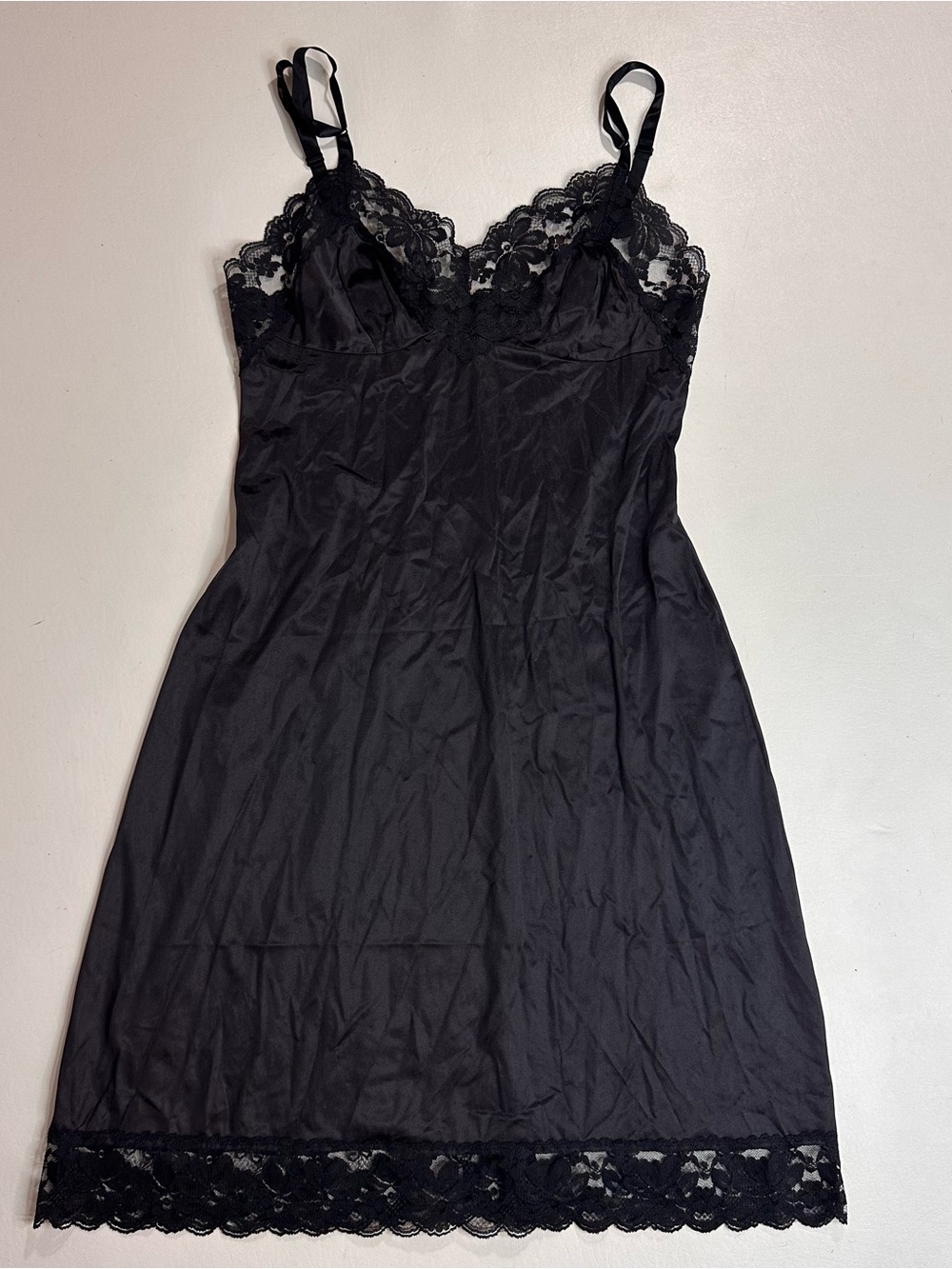 Lorraine black lace lingerie dress